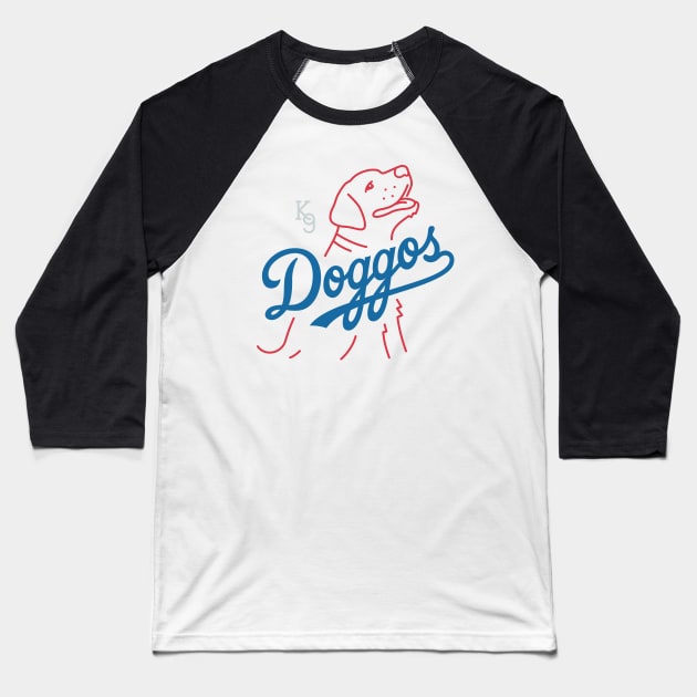 Doggos Baseball T-Shirt by csweiler